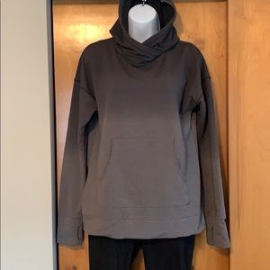 CALIA by Carrie Underwood Gray Ombré Cozy Hoodie Size Small